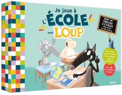 Couverture_Je joue à l'école avec loup