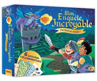 Couverture_Mon enquête incroyable : Panique au donjon !