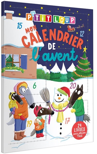 Couverture_p'tit loup - mon calendrier de l'avent