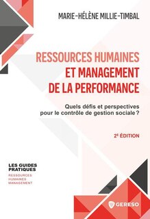 Front cover_Ressources humaines et management de la performance