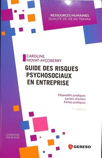 Front cover_Guide des risques psychosociaux en entreprise