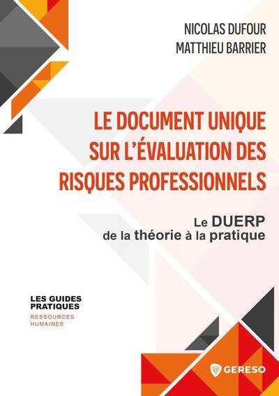 Front cover_Le document unique sur l'évaluation des risques professionnels