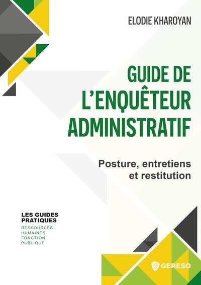 Couverture_Les Guide de l'enquêteur administratif