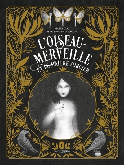 Couverture_L'oiseau-merveille et le maître sorcier : un conte librement inspiré de L'oiseau ourdi des frères Grimm