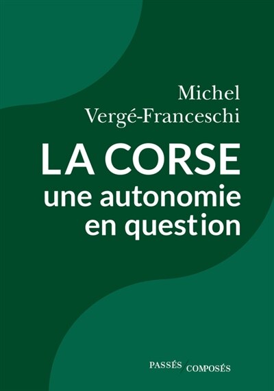 Front cover_La Corse, une autonomie en question