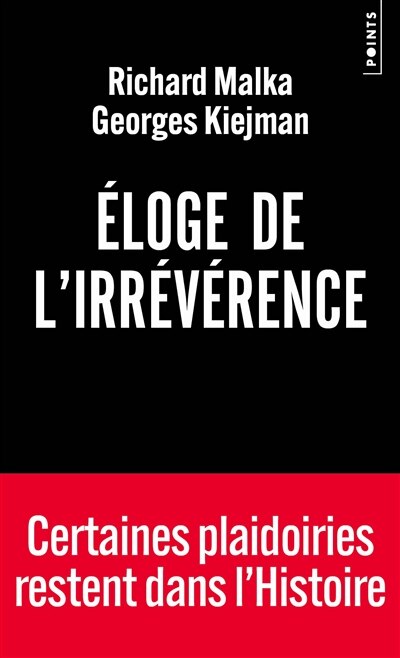 Front cover_Eloge de l'irrévérence