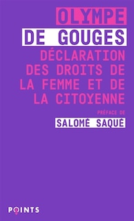 Couverture_D&eacute;claration des droits de la femme et de la citoyenne