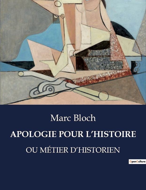 Couverture_Apologie Pour l'Histoire