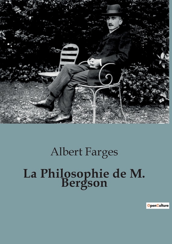 Front cover_La Philosophie de M. Bergson