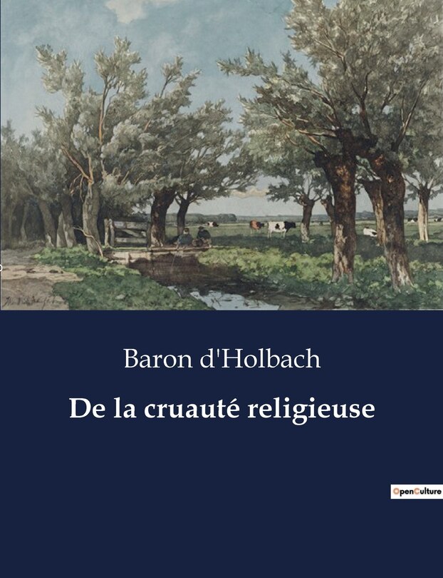Front cover_De la cruauté religieuse