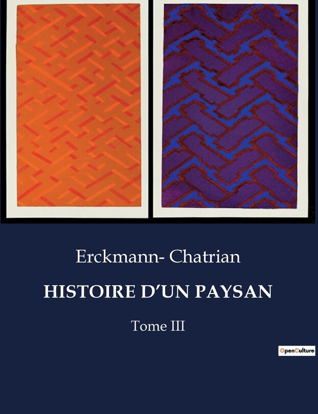 Front cover_Histoire d'Un Paysan