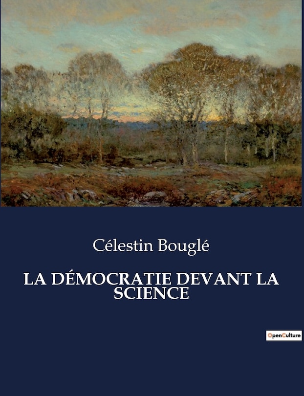 Front cover_La Démocratie Devant La Science