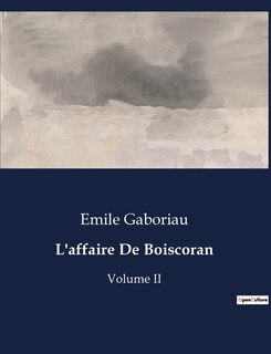 Front cover_L'affaire De Boiscoran