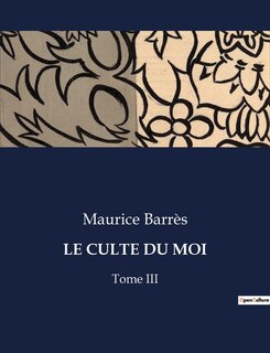 Couverture_Le Culte Du Moi