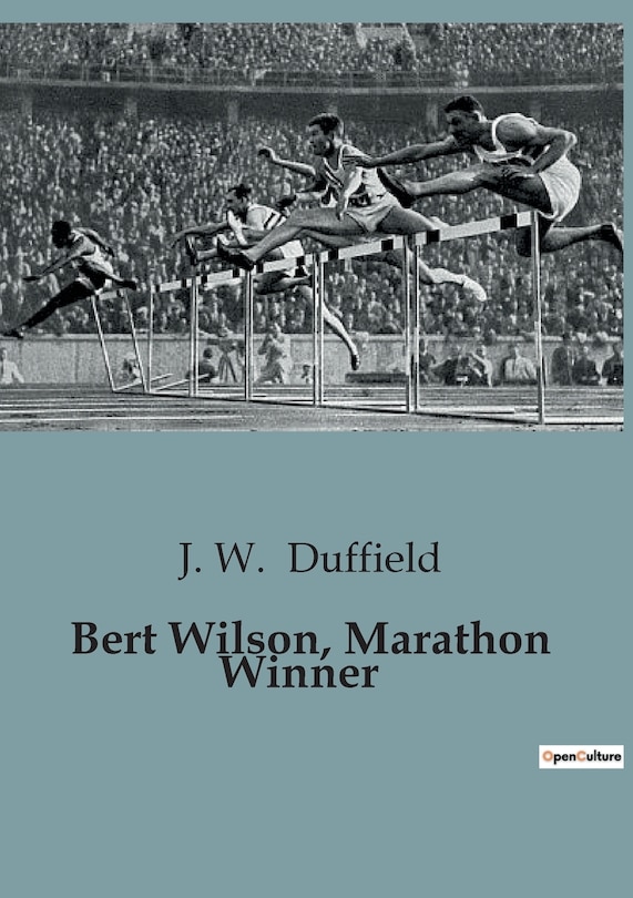 Couverture_Bert Wilson, Marathon Winner