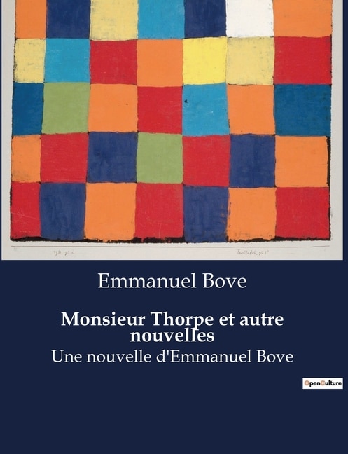 Front cover_Monsieur Thorpe et autre nouvelles