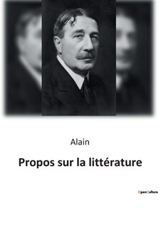 Front cover_Propos sur la littérature