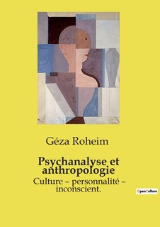 Couverture_Psychanalyse et anthropologie