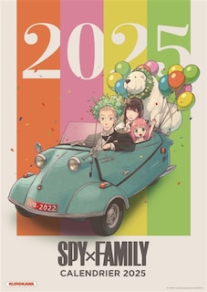 Couverture_Calendrier Spy x Family 2025