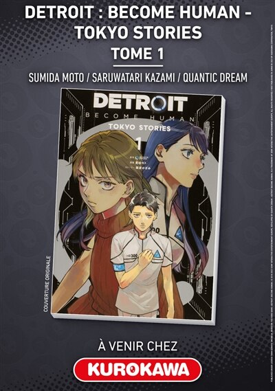 Front cover_Detroit : become human -tokyo stories- - tome 1 VERSION FRANÇAISE