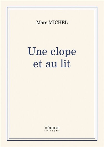 Front cover_Une clope et au lit