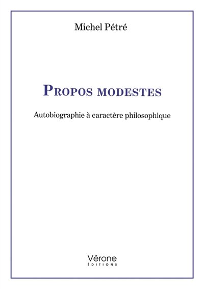 Front cover_Propos modestes