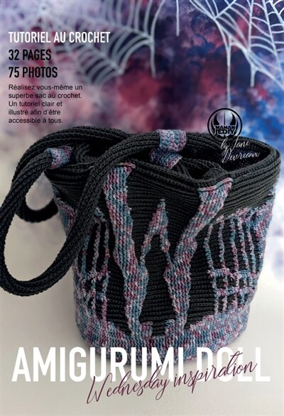 Couverture_Amigurumi Bag : Patron au crochet inspiration Mercredi Addams