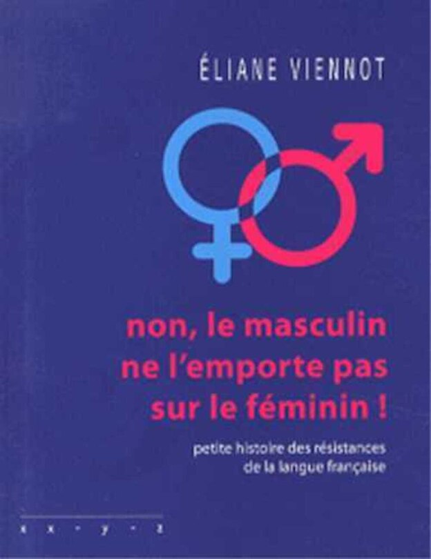 Front cover_Non, le masculin ne l'emporte pas sur le féminin !