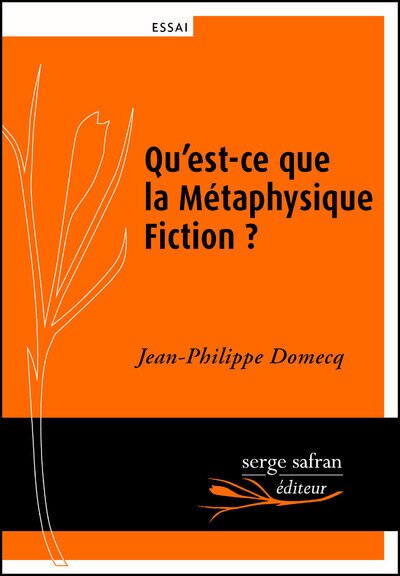 Couverture_Qu'est-ce que la m&eacute;taphysique fiction ?