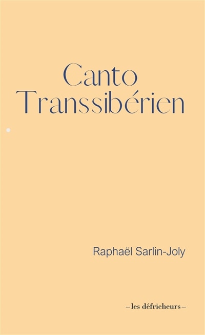 Front cover_Canto transsibérien