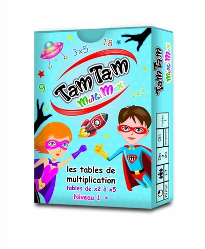 Front cover_TAM TAM MULTI MAX NIVEAU 1 : LES TABLES DE MULTIPLICATION