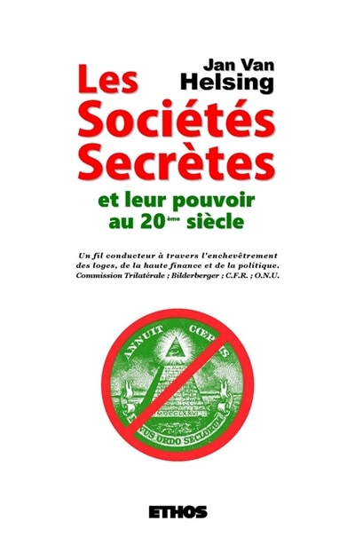 Couverture_Les sociétés secrètes et leur pouvoir au 20ème siècle