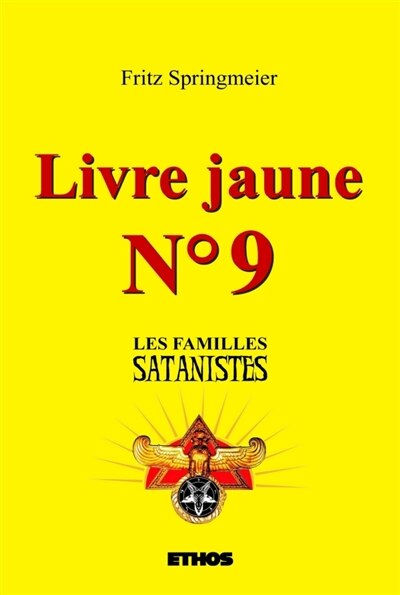 Front cover_Livre jaune n°9 : Les familles satanistes