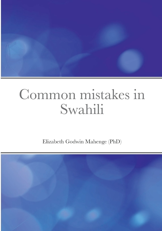 Front cover_Common mistakes in Swahili