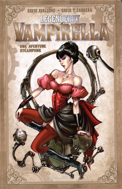 Front cover_Vampirella : une aventure steampunk