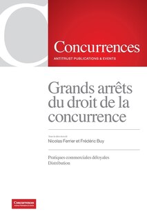 Front cover_Grands arrêts du droit de la concurrence - Volume III
