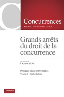 Front cover_Grands arrêt du droit de la concurrence
