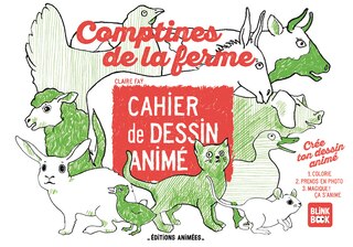 Front cover_Comptine de la ferme : cahier de dessin animé