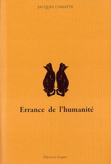 Couverture_Errance de l'humanité