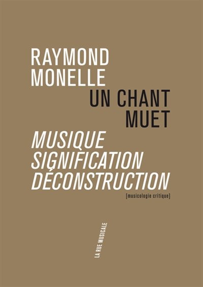 Front cover_Un chant muet