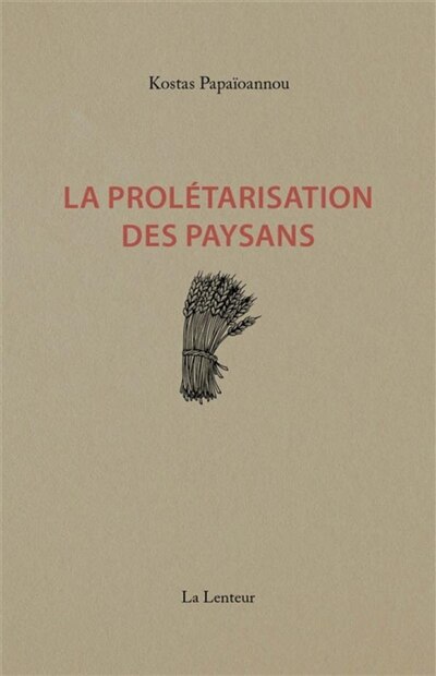Couverture_La prol&eacute;tarisation des paysans (1963)