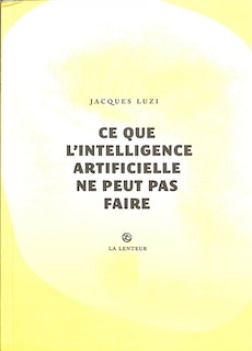 Front cover_Ce que l'intelligence artificielle ne peut pas faire