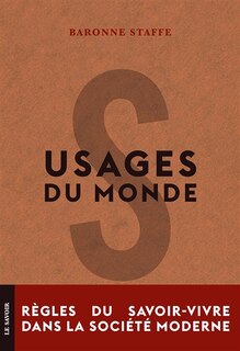 Couverture_Usages du monde : règles du savoir-vivre dans la société moderne
