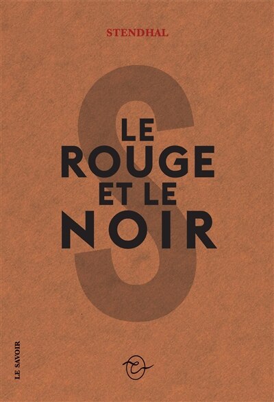 Front cover_Le rouge et le noir