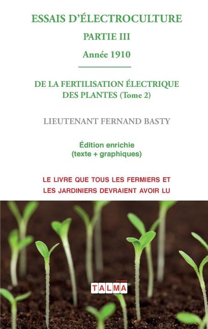 Front cover_ESSAIS D'ELECTROCULTURE (Partie 3)