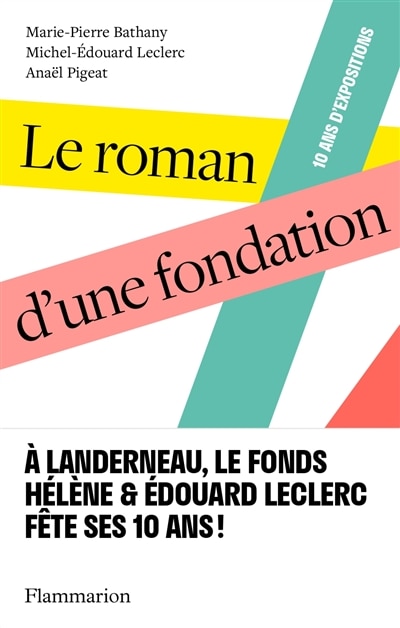 Front cover_Le roman d'une fondation