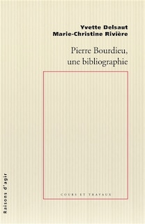Front cover_Pierre Bourdieu, une bibliographie