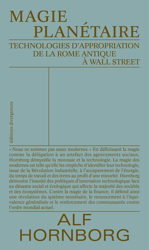 Magie planétaire: technologies d'appropriation de la Rome antique à Wall Street