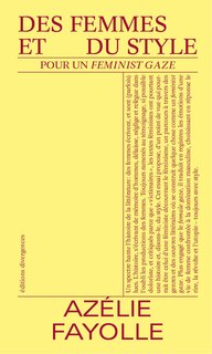 Front cover_Des femmes et du style : pour un feminist gaze
