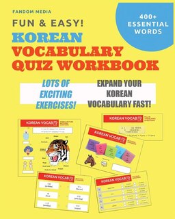 Couverture_Fun and Easy! Korean Vocabulary Quiz Workbook